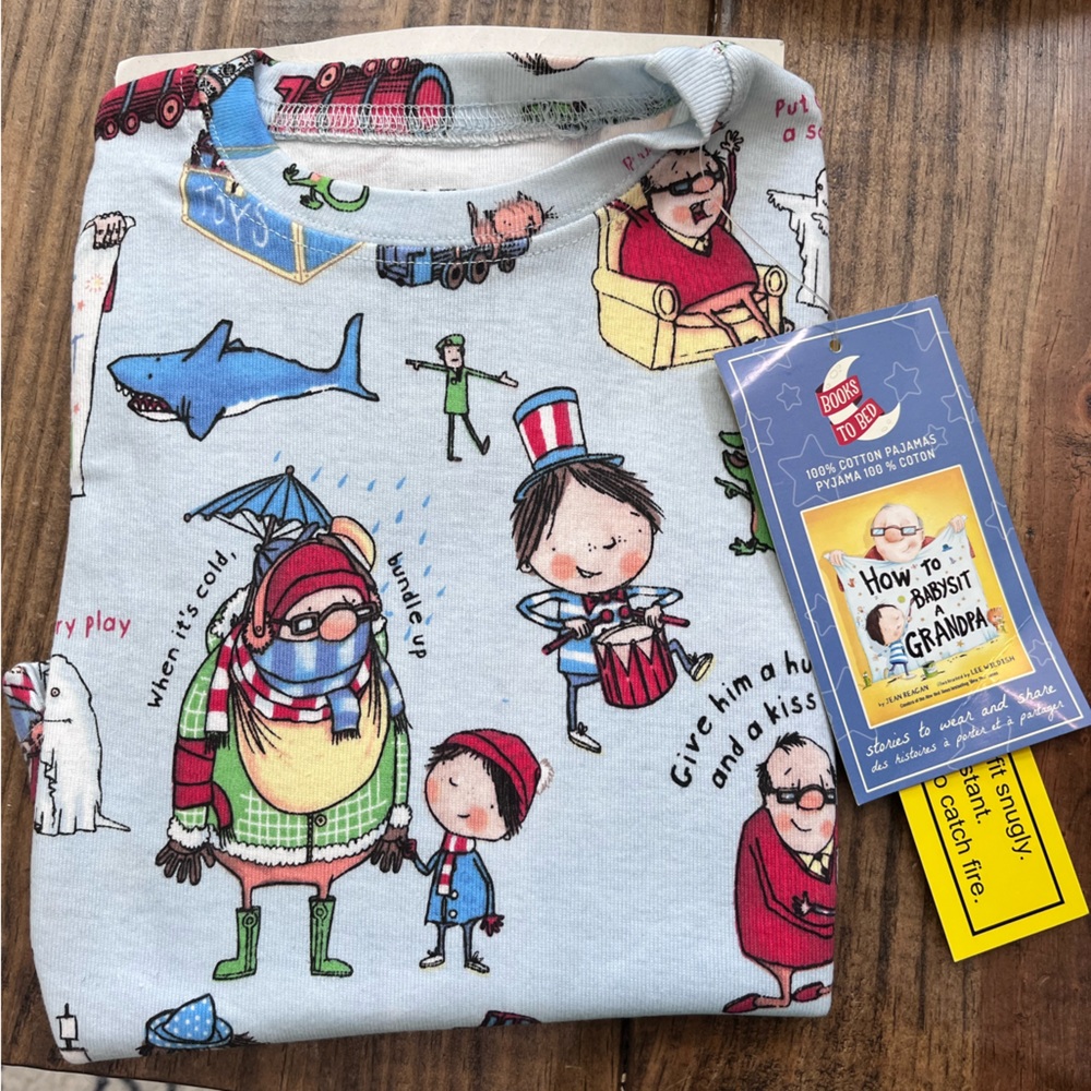 Books to bed How to Babysit a Grandpa size 2T NWT
